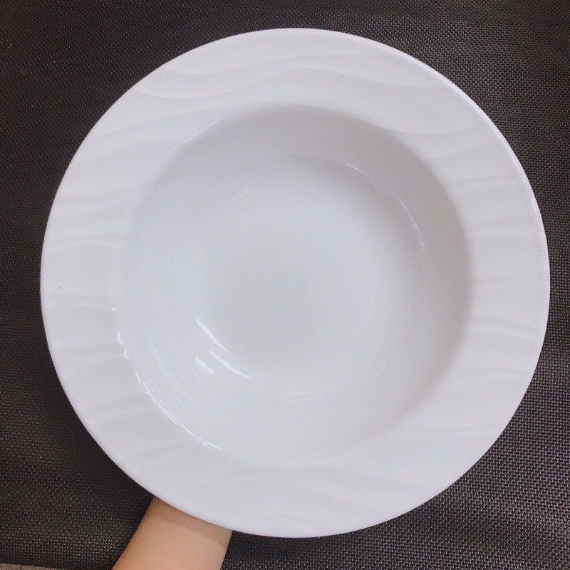 Dĩa ăn mì ý Pasta Bowl Corelle Wide Rimme Soup SWEPT White 828ml 27.5cm