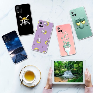 Ốp điện thoại in họa tiết hoạt hình chống va đập cho VIVO Y21 2021 Y21S Y33S 