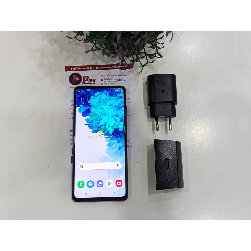 Điện thoại Samsung Galaxy S20 FE 5G 2Sim Likenew 99% | Màn hình 120Hz Chip rồng Snap 865 Pin 4500mA | mua tại Playmobile
