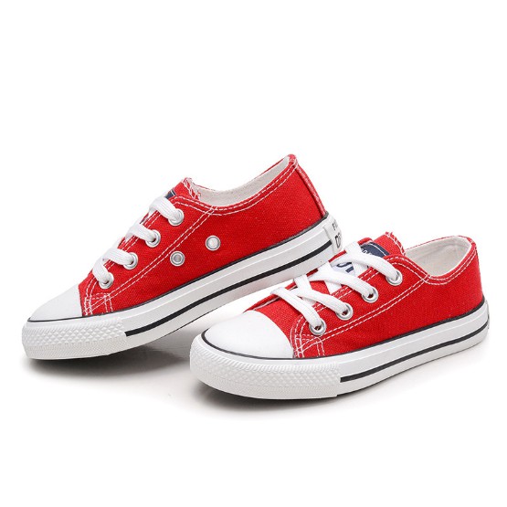 Giày thể thao converse cho bé OPEE, Giày trẻ em Quảng châu cao cấp cổ ngắn buộc dây