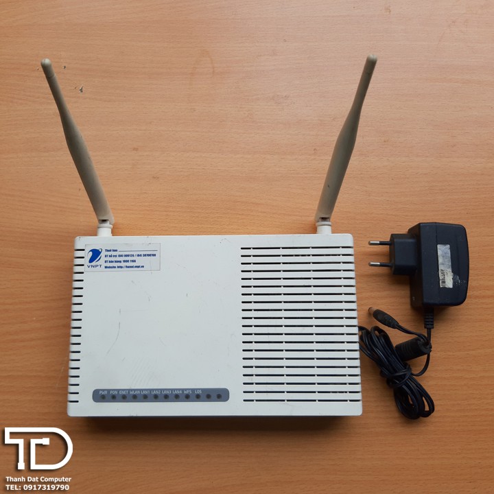 Modem phát wifi 2 râu GPON IGATE cũ GW040 GW020 GW020-H GW040-H chính hãng V.N.P.T đủ sạc