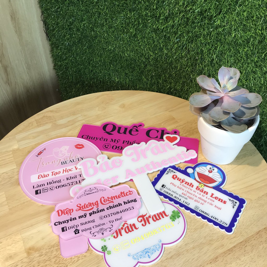 Bảng hiệu trang trí - Thiết kế và in thông in theo yêu cầu - Giá rẻ