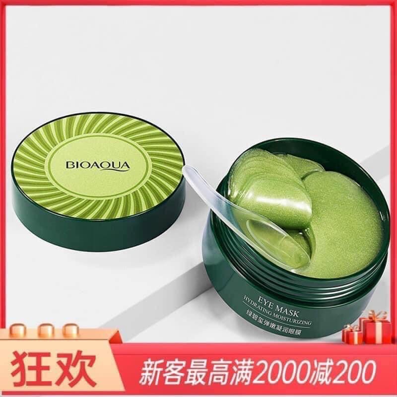 Hộp 60 Miếng Mặt Nạ Dưỡng Mắt, Giảm Quầng Thâm, Bọng Mắt, Nhăn Mắt Bioaqua | BigBuy360 - bigbuy360.vn