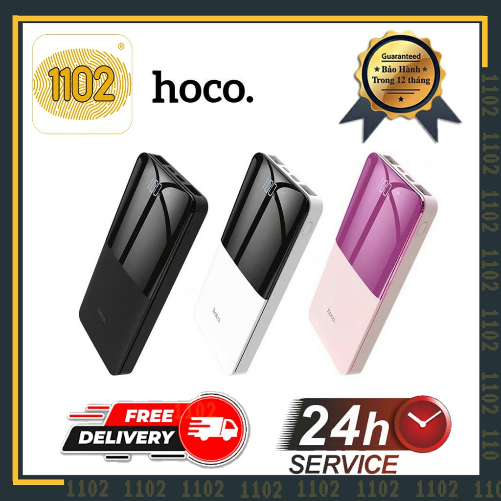 [CHÍNH HÃNG] Sạc Dự Phòng Hoco J42 10000mAh/20000mAh 2 Cổng Sạc in/out High Power - Bảo Hành 12 Tháng