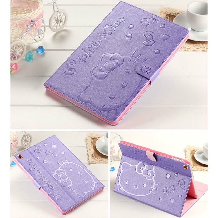 Bao da máy tính bảng hình Hello Kitty nam châm cho mini 1 2 3 4 5 air 1 2 air 3 10.5 7th 8th 10.2 pro 9.7 10.5 ipad 9.7 2017 | BigBuy360 - bigbuy360.vn
