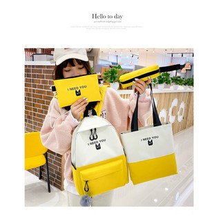 Combo balo 4 món thời trang sale cho cả nhà