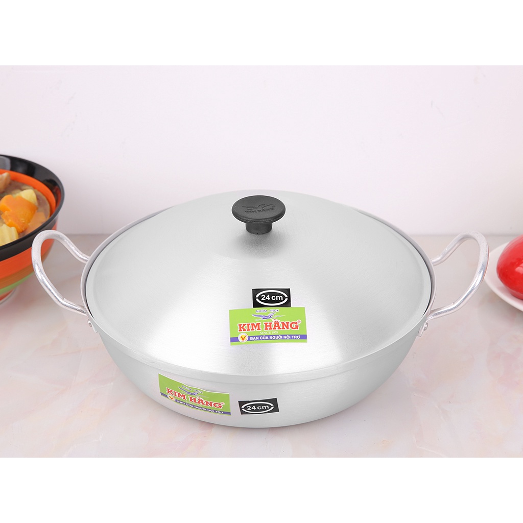 NỒI BẦU LẨU NHÔM KIM HẰNG CHÍNH HÃNG ĐỦ KÍCH THƯỚC