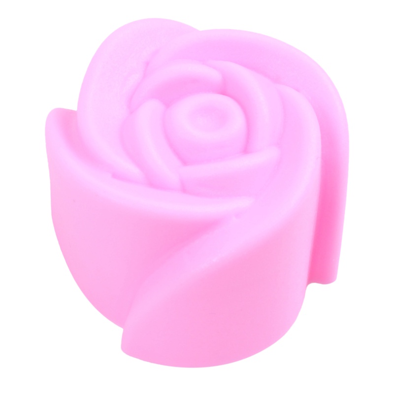 Bộ 10 Khuôn Silicone Làm Bánh & Thạch Rau Câu & Socola Hình Hoa Hồng