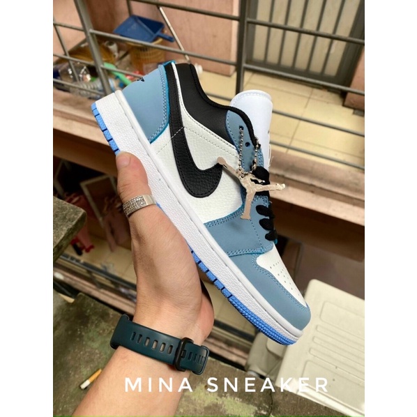 Jordan xanh dương low , giày jd1 xanh blue cổ thấp , Thể thao nam nữ sneaker