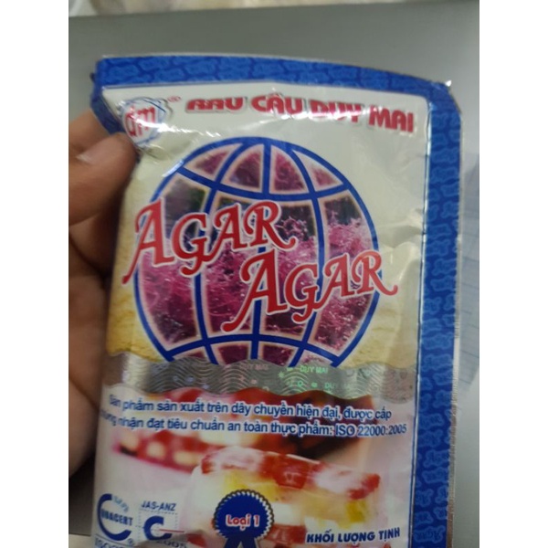 rau câu giòn hiệu trái đất 25g