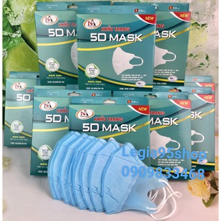 Khẩu trang 5D Nam Anh 10 cái/ hộp – Khẩu trang y tế Nam Anh Famapro thiết kế 3D Mask
