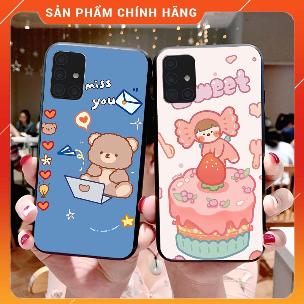 Ốp lưng Samsung A51 / A71 in hình Gấu xinh xắn, Bò sữa đáng yêu,  ĐẸP -  RẺ - XINH - ĐỘC ĐÁO