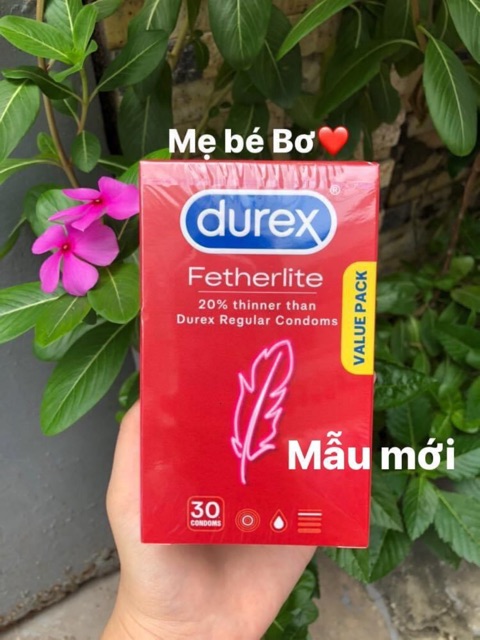 Bao cao su Durex nội địa Úc hộp 30 cái