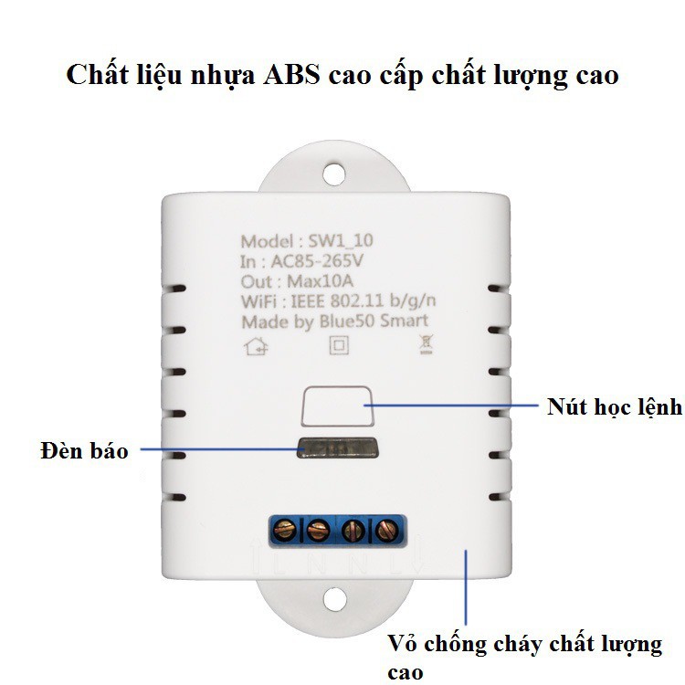 Công tắc điều khiển từ xa đa năng qua Wifi