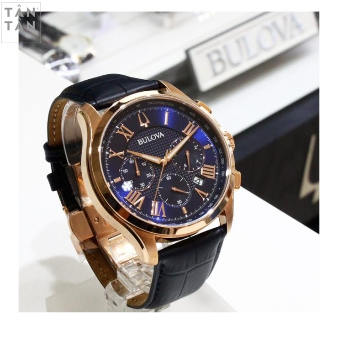 Đồng Hồ Bulova 97B170 Nam Chronograph Lịch Ngày 47mm