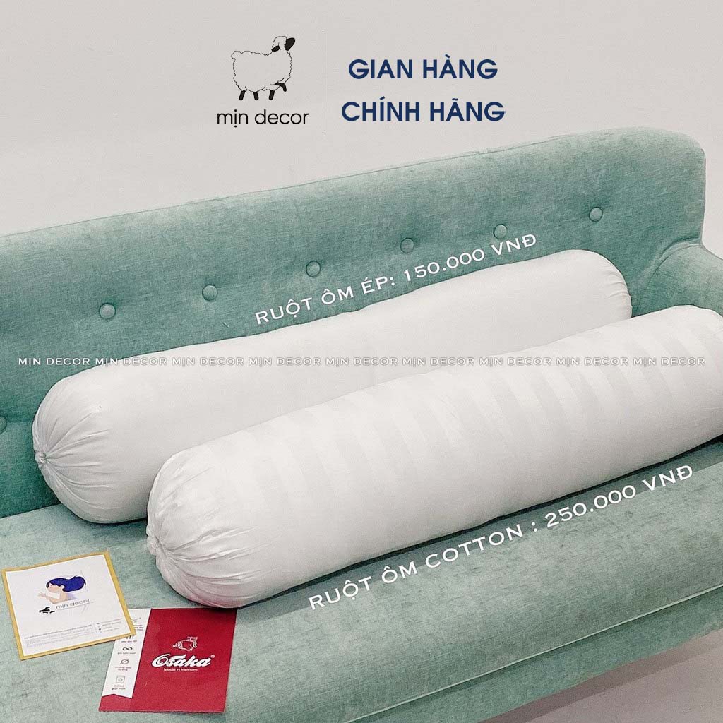 Ruột gối ôm cotton bông Mịn Decor mềm mại êm ái