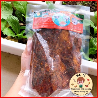 Bò khô nguyên miếng thượng hạng, to ướp mật ong 500 gr, 100% thịt bò