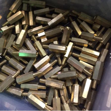 Cọc đồng phi 3, 12+6mm