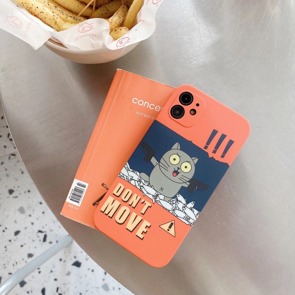 Ốp Điện Thoại Hình Mèo Dễ Thương Cho Iphone 11 Pro Max X Xr Xs Max 7 8 Plus Se 2020 12 12 Mini Pro Pro Max | BigBuy360 - bigbuy360.vn