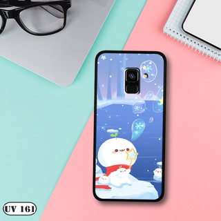Ốp lưng nhám Samsung Galaxy A8 Plus - in hình