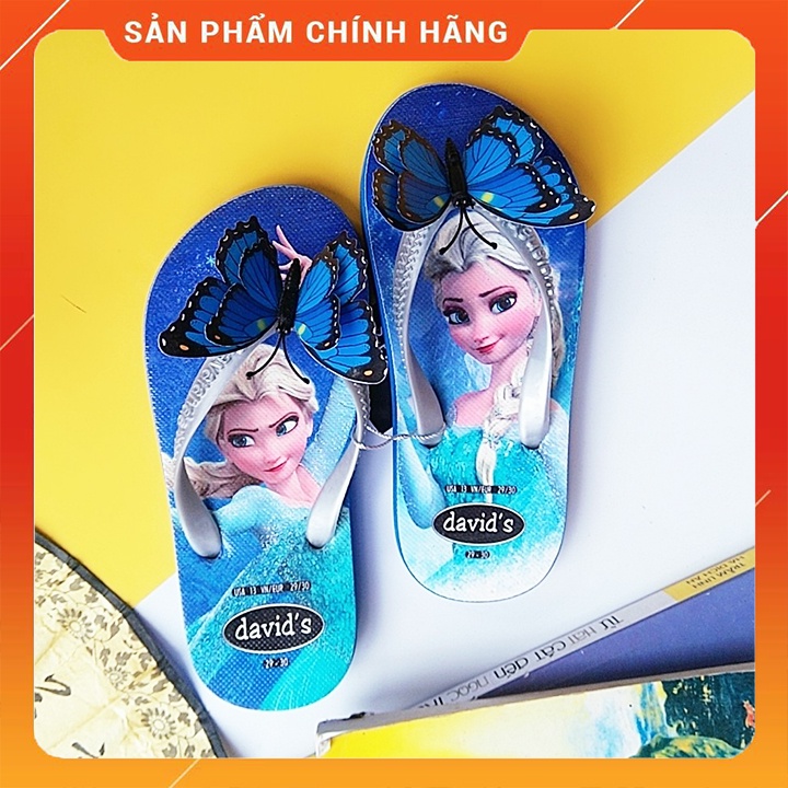 Dép bé gái hình Elsa bướm độc đáo dễ thương ảnh clip thật 100%