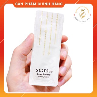 1 Gói 1ml sample kem dưỡng tái sinh Sum37 Losec Summa Elixir Cream cho da sáng mịn săn chắc.ù