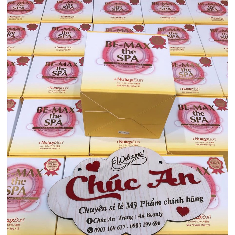 Bột tắm Be Max The Spa Bath Powder dưỡng trắng body