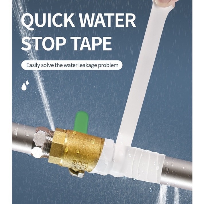 Băng Keo Cao Su Silicon Màu Đen Siêu Dính Chống Thấm Nước Tiện Dụng