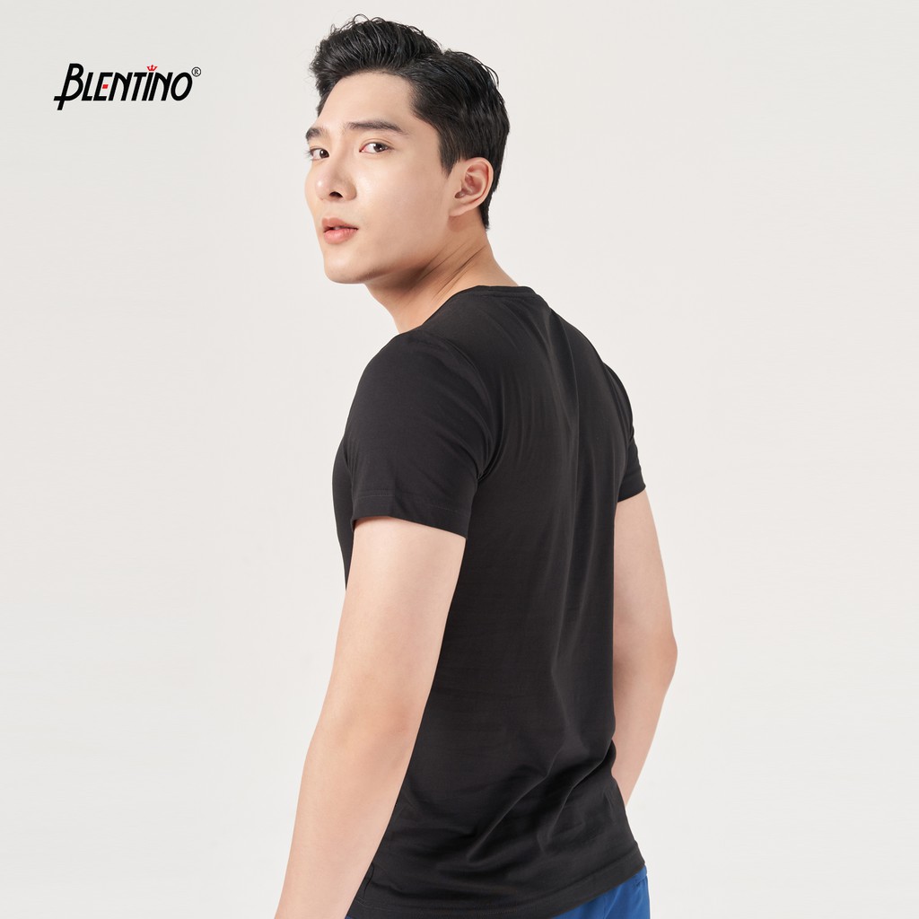 Áo Thun Nam Blentino , Chất liệu cotton cao cấp , Công nghệ in nhung trẻ trung TS20203