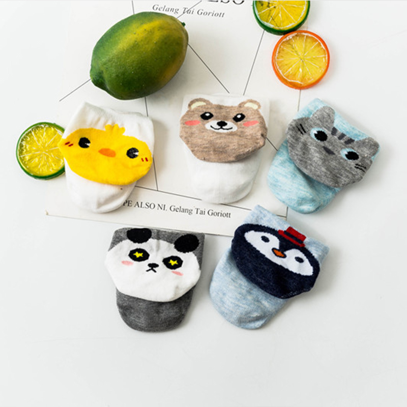 Women Ankle Sock Bear Cartoon Cute Socks Low Cut Stocking | BigBuy360 - bigbuy360.vn