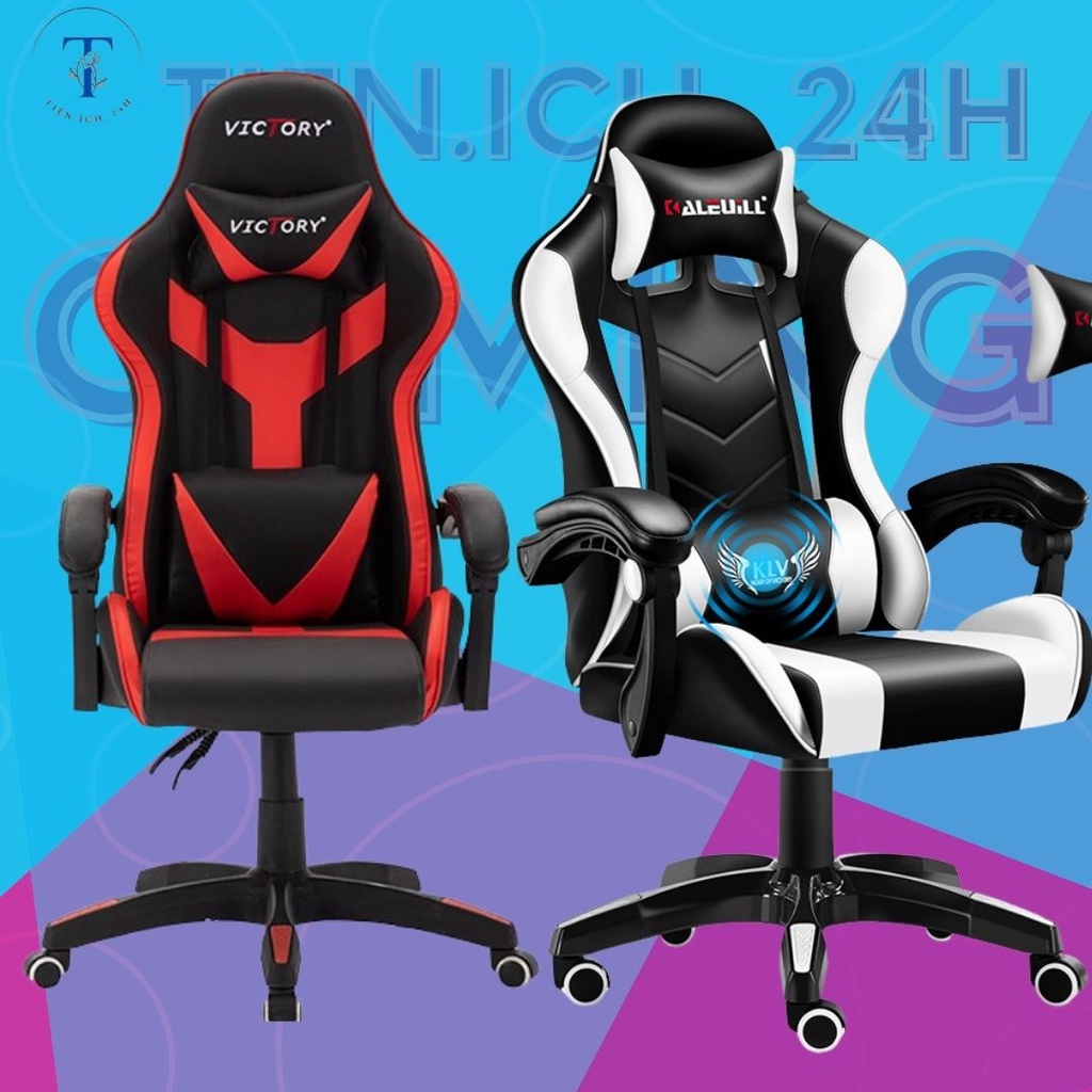 Ghế ngồi chơi game,Ghế gaming có thể ngả ra 155 độ để nghỉ ngơi