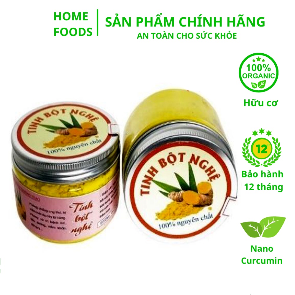 Tinh Bột Nghệ, Tinh Bột Nghệ Nguyên Chất 100% Curcumin