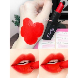 Son môi Dolly Matte Lipstick màu đỏ cam 3.5g ( mẫu mới )