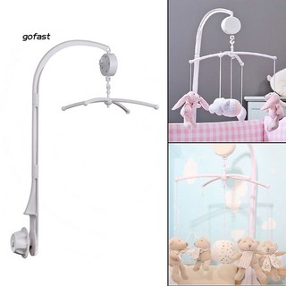 DIY Baby Crib Bed Bell Holder Toy Arm Bracket Wind-up Music Box Hanging Stand