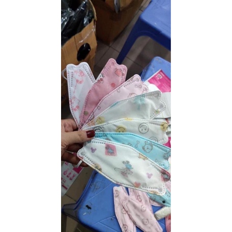 (10 cái) khẩu trang 4d e bé kháng khuẩn