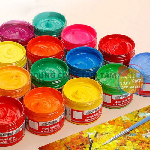 [ TÂM TÂM ] Màu Gouache CHINJOO, Màu Woat CHINJOO 100ml