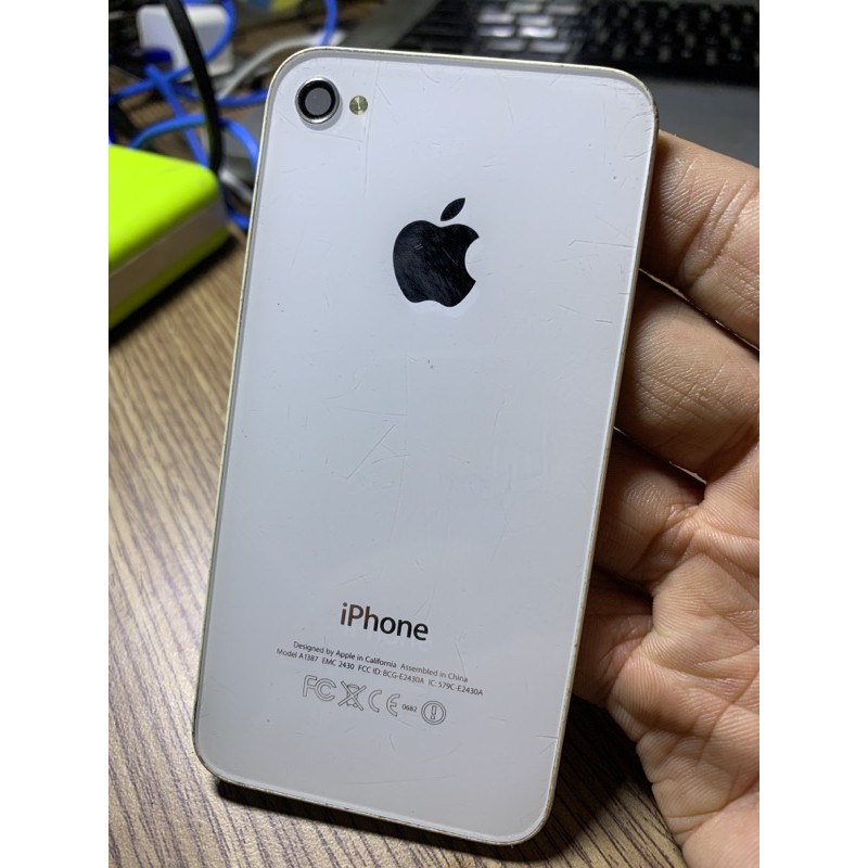 Nắp lưng Iphone 4s giá rẻ trắng