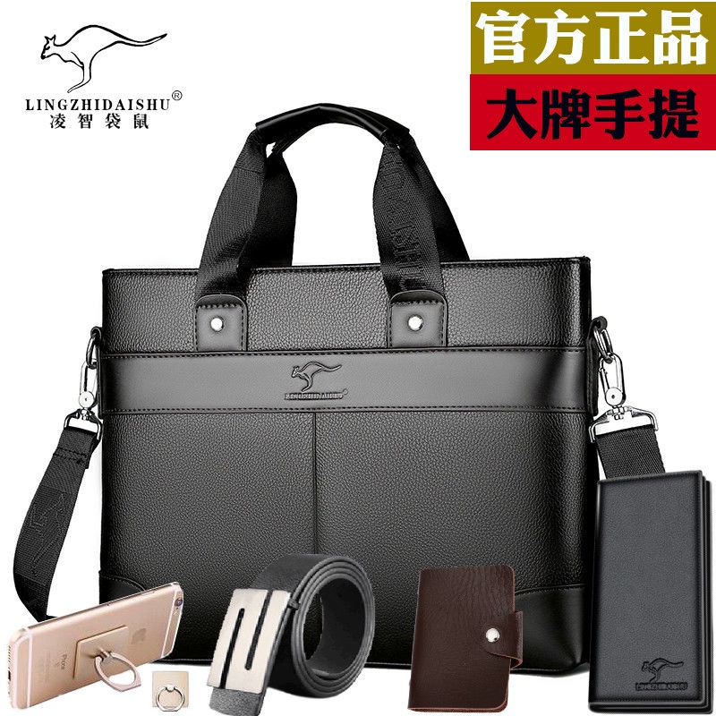 Cặp Xách Tay Bằng Da Phong Cách Doanh Nhân Cho Nam | BigBuy360 - bigbuy360.vn