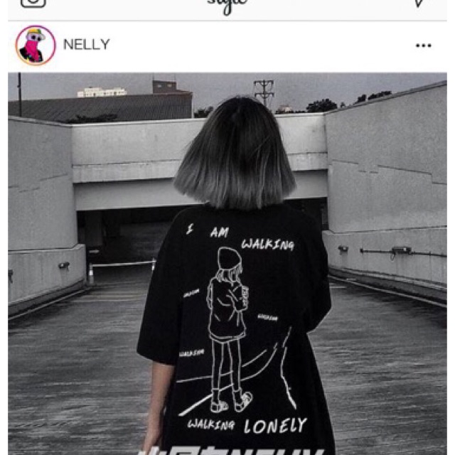 Áo phông nelly heybig sale ( có sẵn ) Lonely