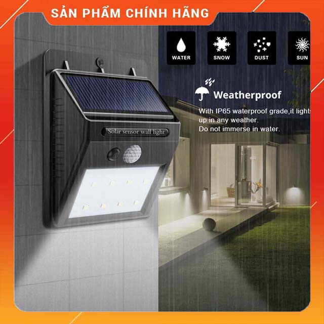 Đèn năng lượng mặt trời dạng 100LED - tiết kiệm điện - chống thấm nước - cảm biến bóng người - ánh sáng trắng 1103