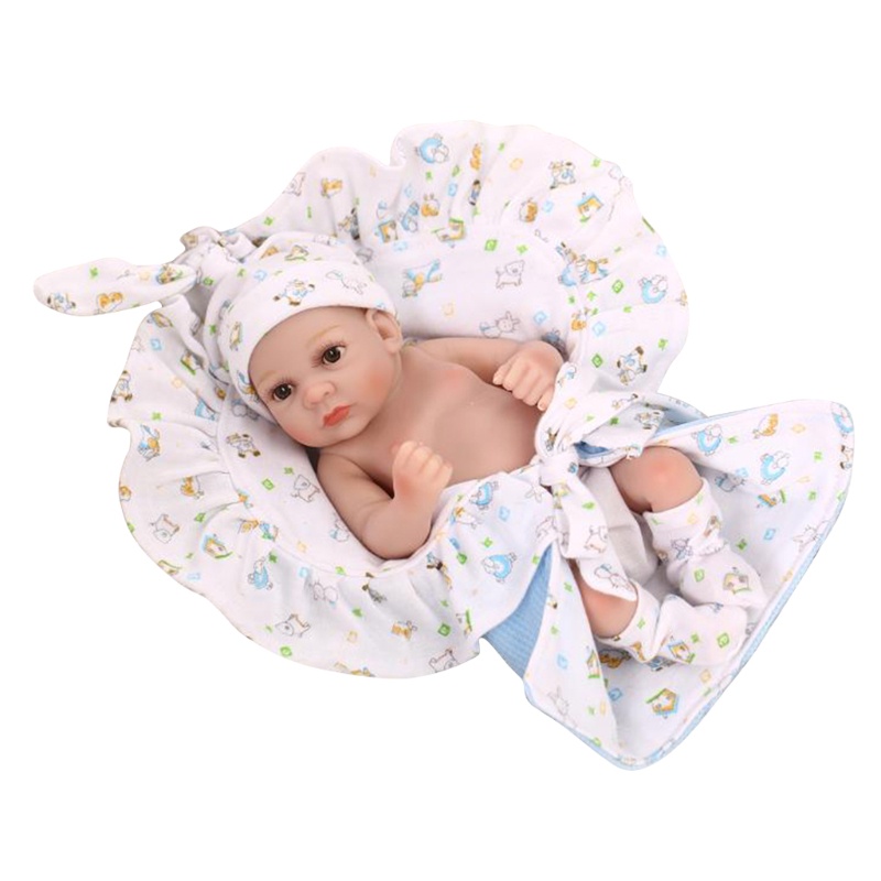 Búp Bê Sơ Sinh 10in 27cm Sống Động Như Thật Kèm Quần Áo