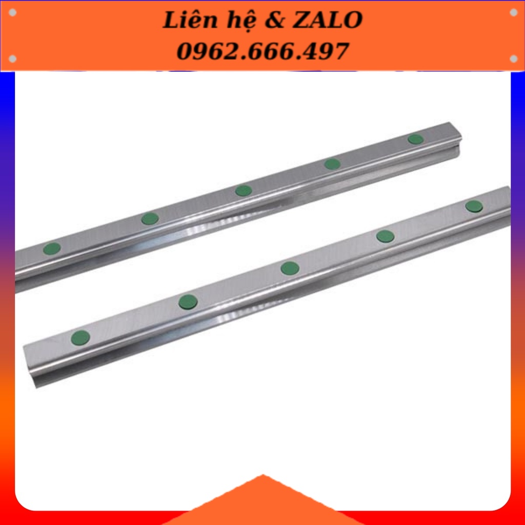 Thanh Trượt Ray Trượt Vuông Tiêu Chuẩn Hiwin HGR HGR15 Dài 1000mm
