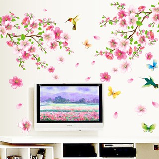 Decal dán tường  cành đào tết - DC234