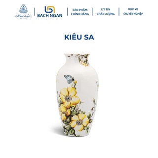 Bình hoa 27cm Kiêu Sa Minh Long hàng đẹp cao cấp, dùng trang trí phòng khách, tặng quà ngày tết, nội thất nhà ở