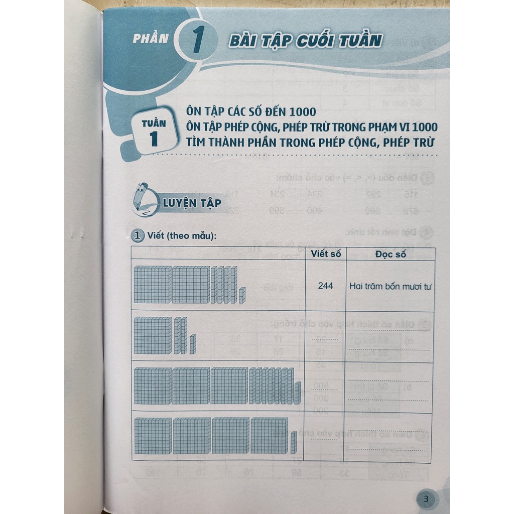 Sách - Bài tập cuối tuần Toán 3  - NXB Giáo dục