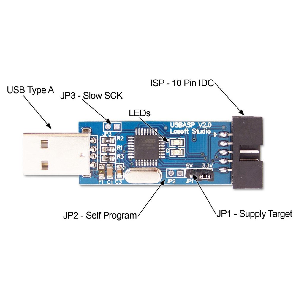 Mạch nạp AVR ISP USBasp