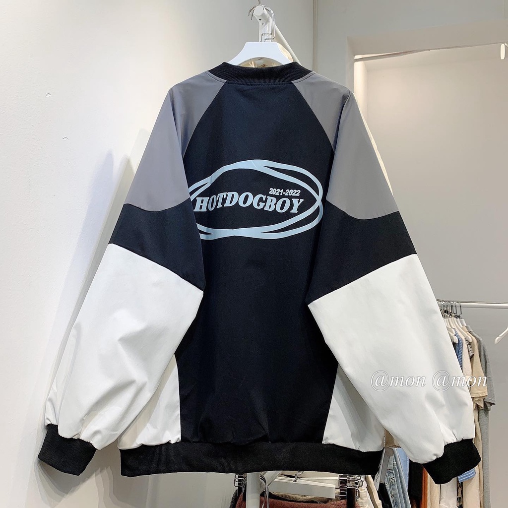 210680 Áo bomber phối màu, áo khoác nam nữ, áo khoác bomber thời trang ulzzang | BigBuy360 - bigbuy360.vn