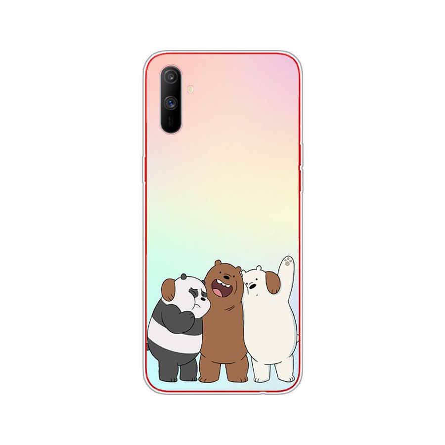 Ốp silicon Mềm In Hình Gấu We Bare Bears Cho Oppo Realme C3 / A1K / A37 / Neo 9 / F1 / A35 / F9 Pro