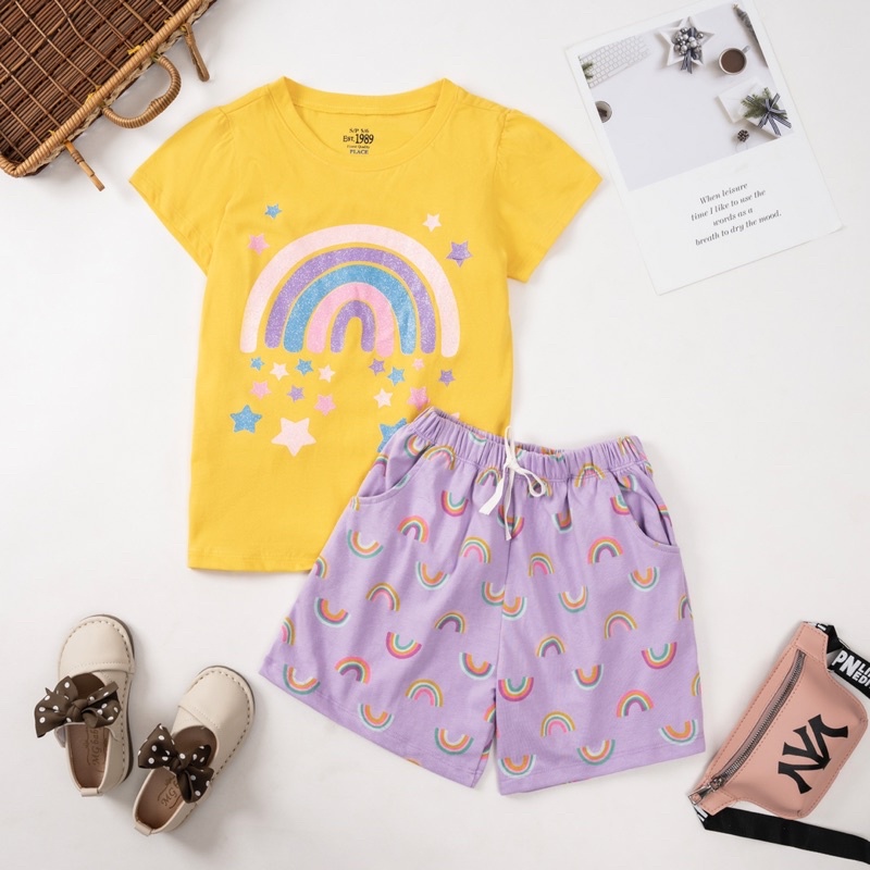 Bộ cotton bé gái size đại 18-45kg