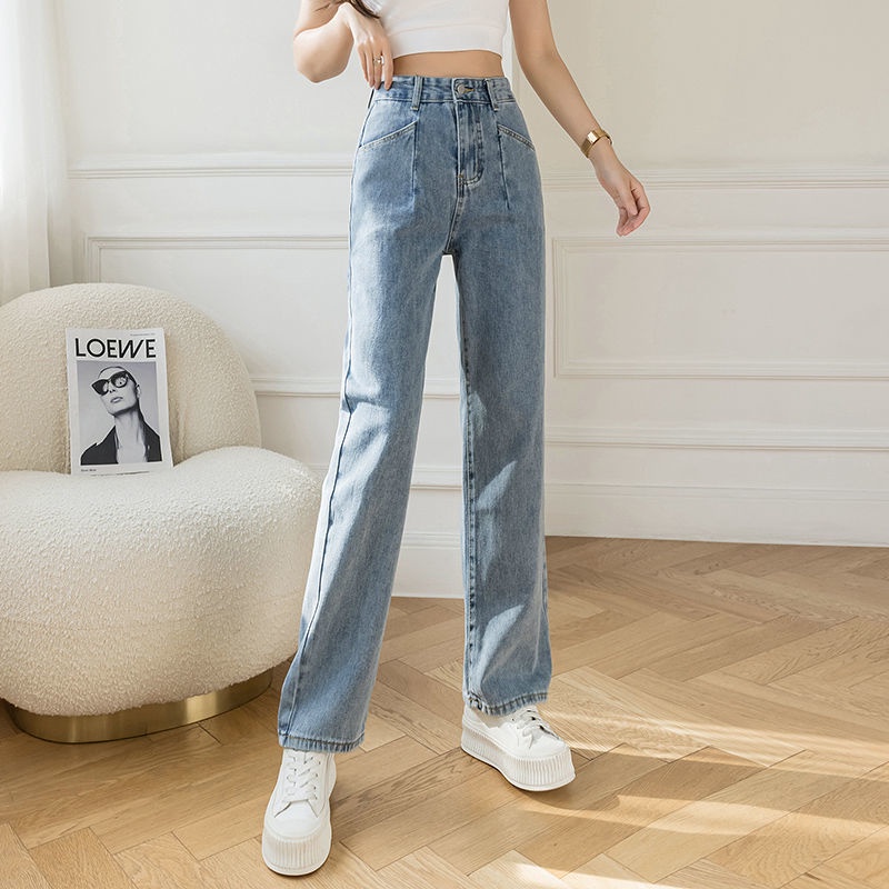 Quần Jeans Size XXS Ống Rộng Siêu Hack Dáng Cho Nữ 1m45